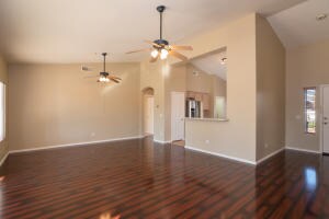 Living Room into Kitchen