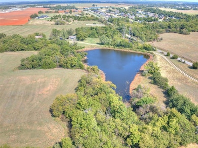Bird's eye view of a large body of water