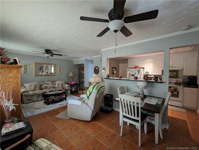 Tile flooring throughout interior