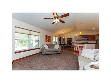 Living Room-L1. View from LR to Kitchen/DR