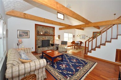 Living Area with Stairs