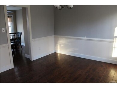 Dining Room with chair rail