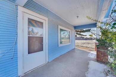 View of patio / terrace. Covered Front Porch.