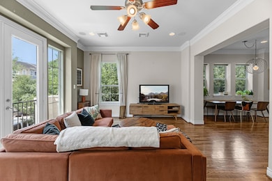 Second floor - living.