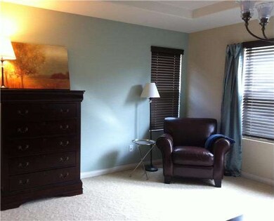 Sitting area in master bedroom.