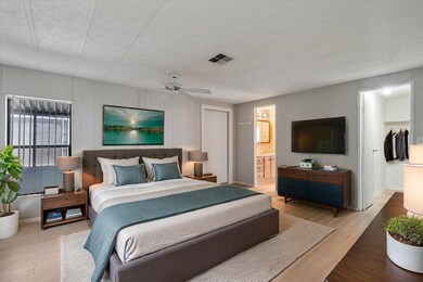 Virtually Staged Primary Bed