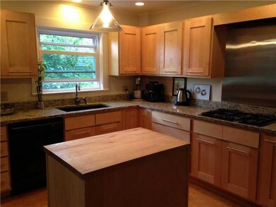 Kitchen. granite counter, center...