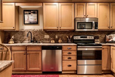 Beautiful, classy updated kitchen.