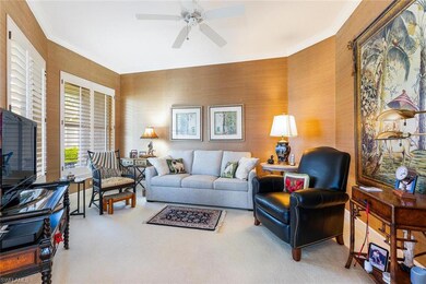 Den with Plantation Shutters