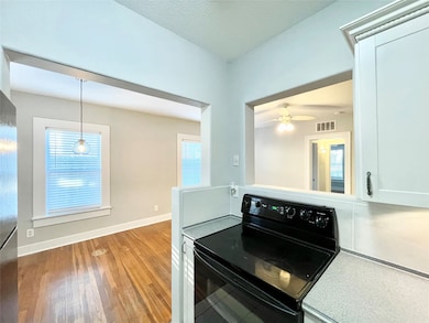 Kitchen is open to dining and living area!