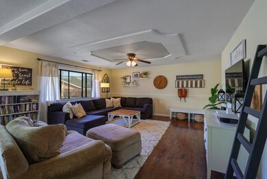 Large Living Room w Ceiling Detail