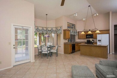 Kitchen with eating area