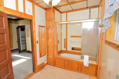 Full bathroom on the main level is spacious