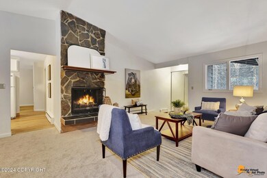 Cozy living room . . .