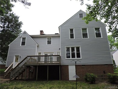 Rear view, 14' x 12' deck