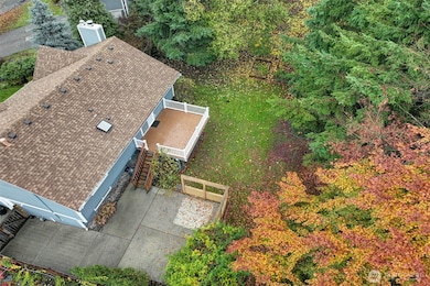 Great deck and patio make the backyard a great place to relax or entertain.