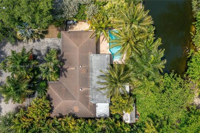 Aerial view of property