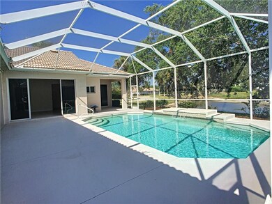 Solar heated pool with pop up cleaning heads. Note
