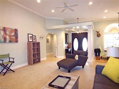 Foyer w/ an Indoor Pergola