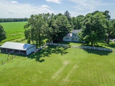 Birds eye view from east pasture