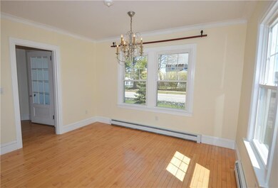 View of Shore Road from the dining room.