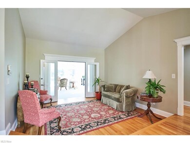 Step down the living room - also with hardwood flo