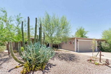Desert Landscaping with 2 Car Garage