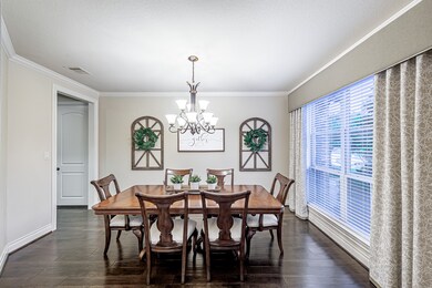 The formal dining room
