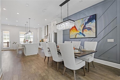Gorgeous feature walls throughout