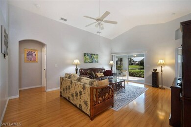 Wood-like floors in living area