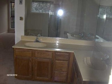 Luxury master bath, separate tub, shower, double v