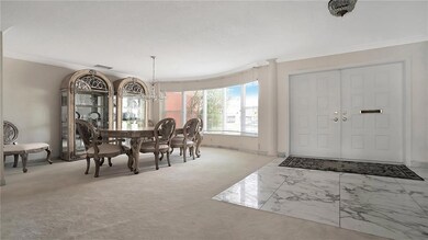 Formal Dining Room - Double Door Foyer Entry with