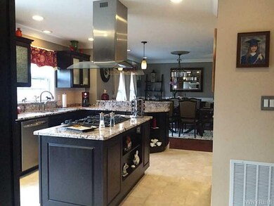Kitchen. Custom Kitchen with Porcelain Tile Floors