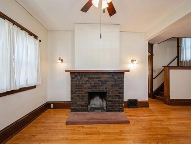 Fireplace.  Never used by current owners.