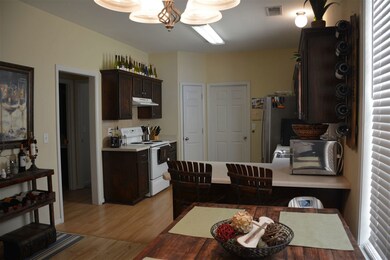 Large kitchen with breakfast area