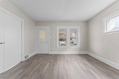 Unfurnished room featuring light hardwood / wood-style flooring