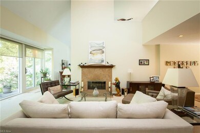 Great room and fireplace