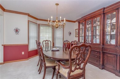 Large formal dining room.