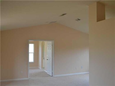 Living Room. Foyer entrance and bay window in livi