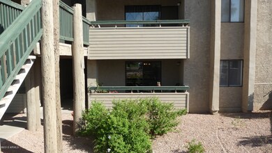 front of condo
