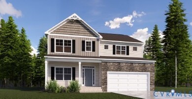 Upgraded Craftsman Elevation with upgraded front porch