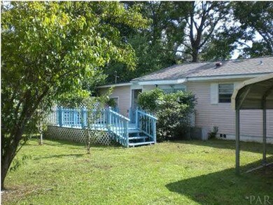 Back view of your new home. Check out the deck.