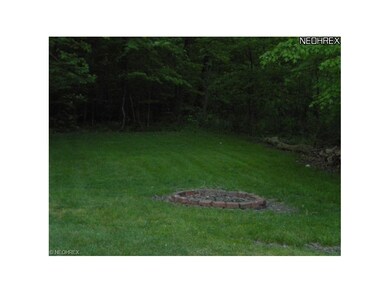 FIRE PIT IN BACK YARD NEAR WOODS