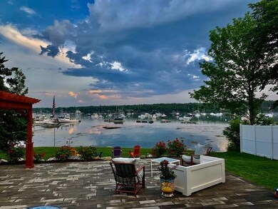132 Clark Point Rd. patio waterfront