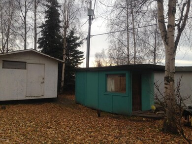 Two exterior sheds