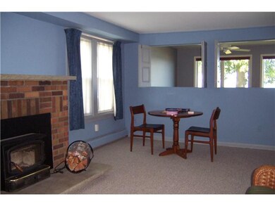 Family Room. Spacious room with cozy woodburning h