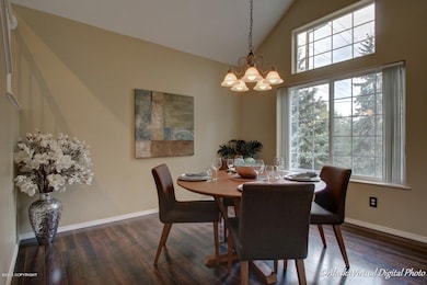 Vaulted dining room
