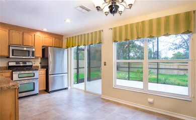 Great view of backyard from your kitchen