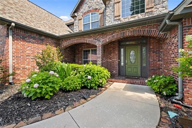 Welcoming front walkway