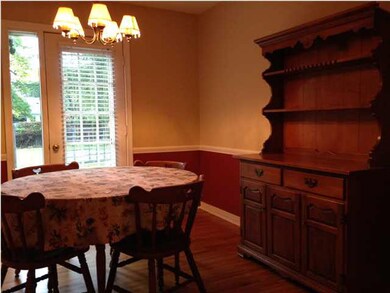 Dining Room with view of backyard.